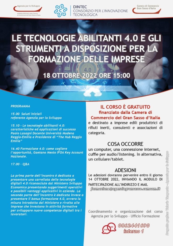 Seminario CCIAA Industria 4.0